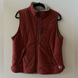 Carhartt Brick Red Reversible Vest